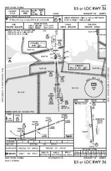 ILS OR LOC RWY 36 chart preview