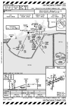 HI-TACAN Z RWY 25L chart preview