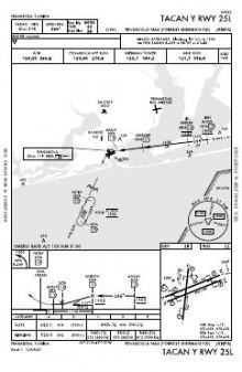 TACAN Y RWY 25L chart preview