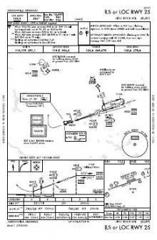 ILS OR LOC RWY 25 chart preview