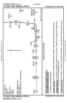 CCASH ONE (RNAV) chart preview