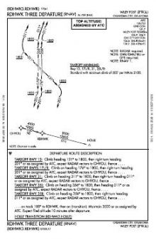 RDHWK THREE (RNAV) chart preview
