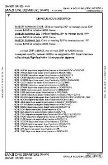 BANZI ONE (RNAV), CONT.1 chart preview