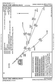 SHLAE ONE (RNAV) chart preview