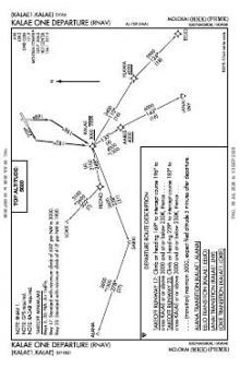 KALAE ONE (RNAV) chart preview