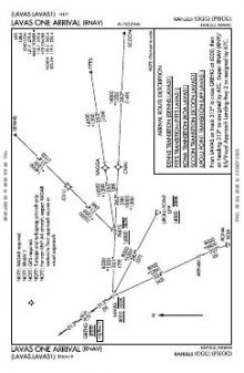 LAVAS ONE (RNAV) chart preview