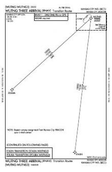 WUTNG THREE (RNAV) chart preview