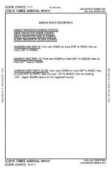 JOSHE THREE (RNAV), CONT.1 chart preview