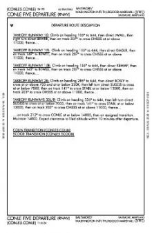 CONLE FIVE (RNAV), CONT.1 chart preview
