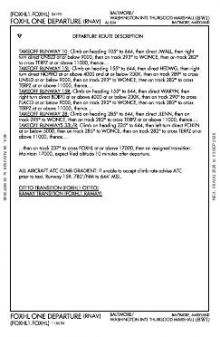 FOXHL ONE (RNAV), CONT.1 chart preview