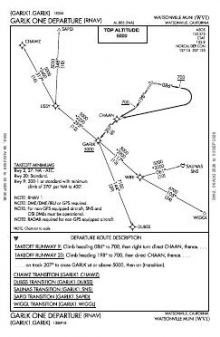 GARLK ONE (RNAV) chart preview