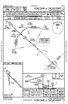 VOR/DME OR TACAN RWY 13 chart preview