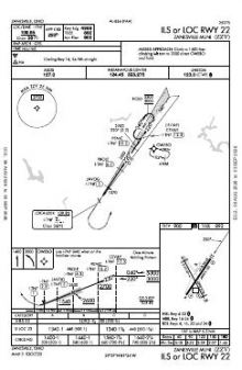 ILS OR LOC RWY 22 chart preview