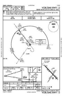 VOR/DME RWY 13 chart preview