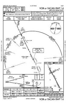 VOR OR TACAN RWY 14 chart preview