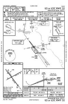 ILS OR LOC RWY 32 chart preview