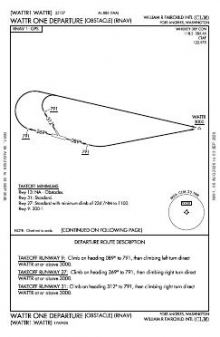 WATTR ONE (OBSTACLE) (RNAV) chart preview
