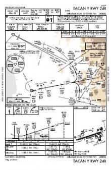 TACAN Y RWY 24R chart preview