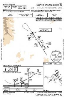 COPTER TACAN X RWY 32 chart preview