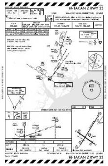 HI-TACAN Z RWY 23 chart preview