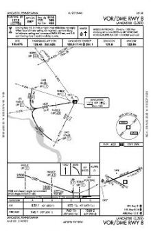 VOR/DME RWY 08 chart preview