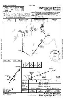 RNAV (GPS) X RWY 23 chart preview