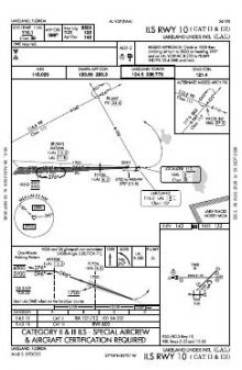 ILS RWY 10 (CAT II - III) chart preview