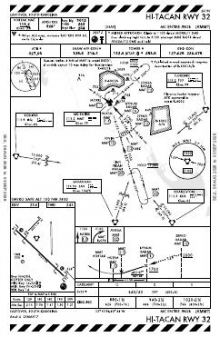 HI-TACAN RWY 32 chart preview