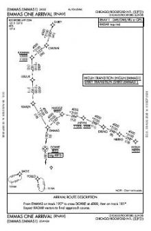 EMMAS ONE (RNAV) chart preview