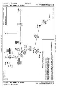 QUOTE ONE (RNAV) chart preview