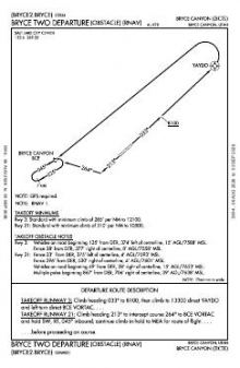 BRYCE TWO (OBSTACLE) (RNAV) chart preview