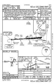 ILS OR LOC/DME RWY 27 chart preview