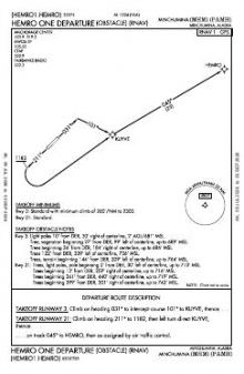 HEMRO ONE (OBSTACLE) (RNAV) chart preview