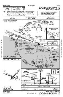 LOC/DME BC RWY 10 chart preview