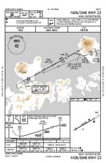 NDB/DME RWY 23 chart preview