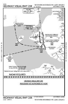 HIGHWAY VISUAL RWY 25R chart preview