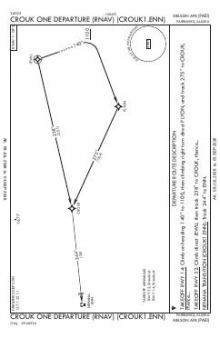 CROUK ONE (RNAV) chart preview