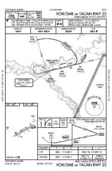 VOR/DME OR TACAN RWY 22 chart preview