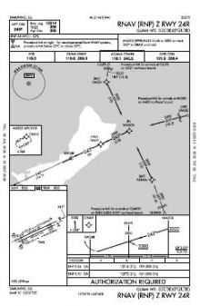 RNAV (RNP) Z RWY 24R chart preview