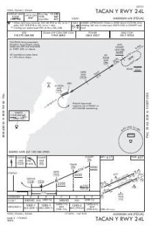 TACAN Y RWY 24L chart preview