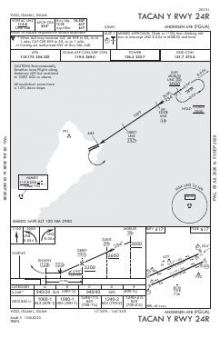 TACAN Y RWY 24R chart preview