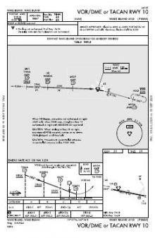 VOR/DME OR TACAN RWY 10 chart preview