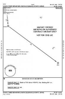 HONPO THREE (OBSTACLE) (RNAV) chart preview