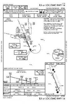 ILS OR LOC/DME RWY 14 chart preview