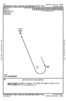 TONOPAH THREE (RNAV) chart preview