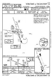 VOR/DME OR TACAN RWY 14 chart preview