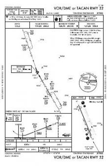 VOR/DME OR TACAN RWY 32 chart preview