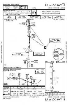 ILS OR LOC RWY 18 chart preview
