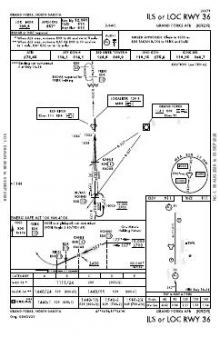 ILS OR LOC RWY 36 chart preview