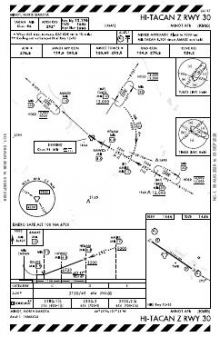 HI-TACAN Z RWY 30 chart preview